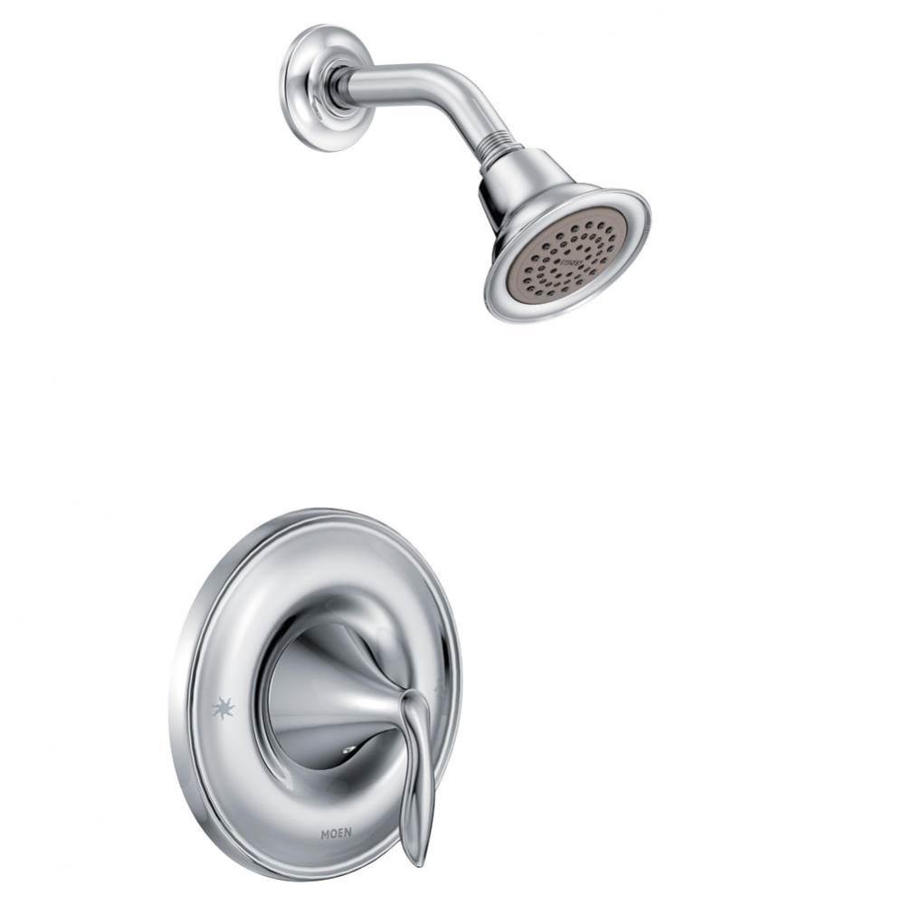 Eva Single-Handle 1-Spray Posi-Temp Shower Faucet Trim Kit in Chrome (Valve Sold Separately)