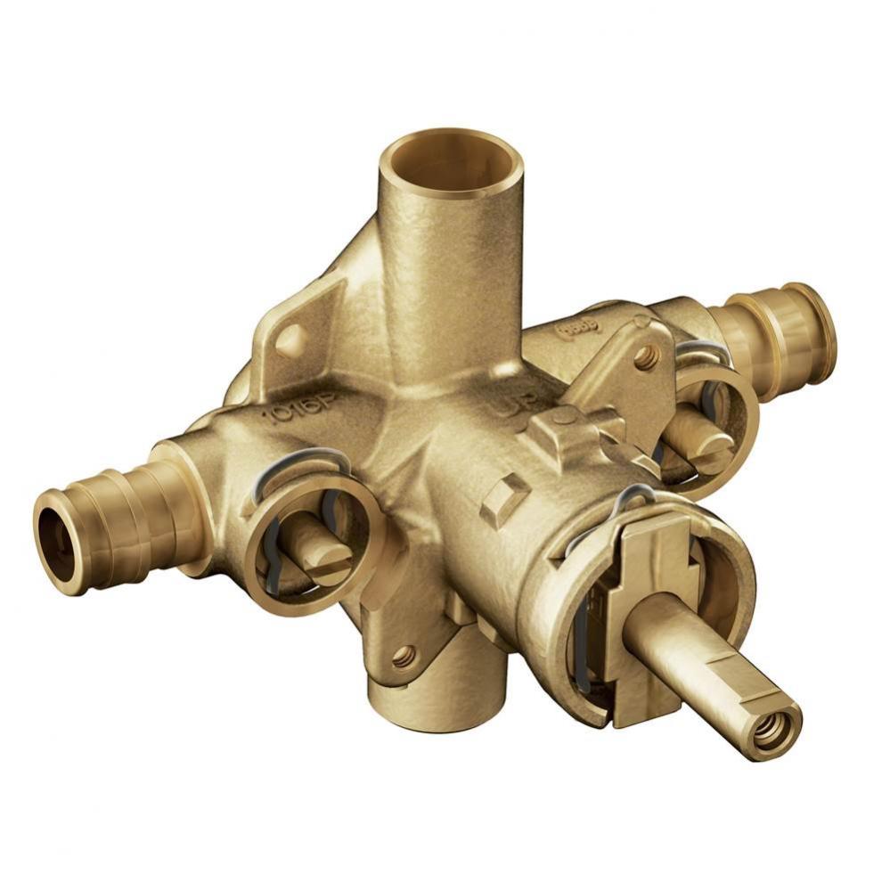 1/2'' Posi-Temp(R) brass rough in valve includes stops