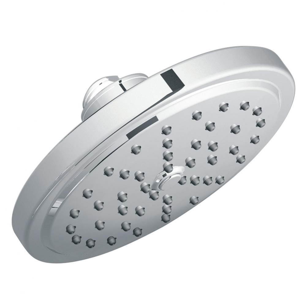 7-Inch Single Function Eco Performance Shower Head with Immersion Rainshower Technology, Chro