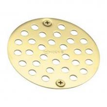 Moen 102763P - Polished brass tub/shower drain covers
