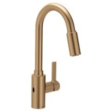Moen 7882EWBZG - Bronzed gold (bzg) one-handle pulldown kitchen faucet