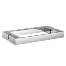 Moen BP0215CH - Contemporary Square Glass 8'' Dual Door Handle, Ch