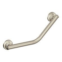Moen LRA8716D1GBN - Brushed Nickel 16'' Angled Grab Bar