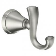 Moen MY4803BN - Brushed Nickel Double Robe Hook