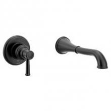 Moen WT9021BL - Matte black one-handle tub filler