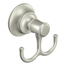 Moen Y6303BN - Spot Resist Brushed Nickel Double Robe Hook