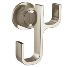 Moen YB0602NLBN - Brushed Nickel/Polished Nicke Double Robe Hook