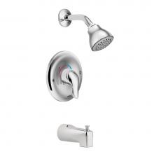 Moen L2353EP - Chateau Single Handle Posi-Temp Tub and Shower Faucet, Valve Included, Chrome