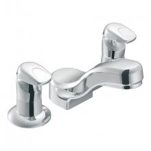 Moen 8889 - Chrome two-handle metering lavatory faucet