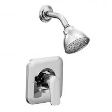 Moen T2812 - Rizon Single-Handle 1-Spray Posi-Temp Shower Faucet Trim Kit in Chrome (Valve Sold Separately)