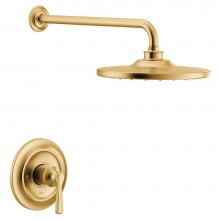 Moen UTS344302BG - Colinet M-CORE 3-Series 1-Handle Shower Trim Kit in Brushed Gold (Valve Sold Separately)