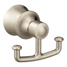 Moen YB2103BN - Brushed Nickel Double Robe Hook