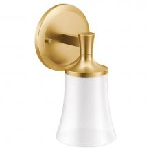 Moen YB0361BG - Brushed Gold One Globe Bath Light