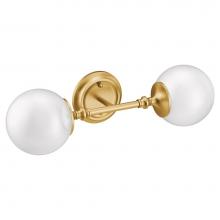 Moen YB0562BG - Brushed Gold Two Globe Bath Light