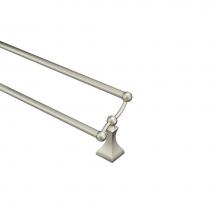 Moen DN8322BN - Brushed Nickel 24'' Double Towel Bar