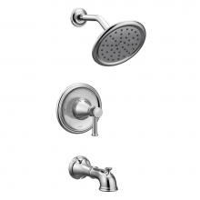 Moen T2313EP - Belfield Single-Handle 1-Spray Posi-Temp Eco-Performance Tub and Shower Faucet Trim Kit in Chrome