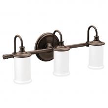 Moen YB6463ORB - Oil Rubbed Bronze Three Globe Bath Light