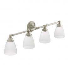 Moen YB2264BN - Brushed Nickel Four Globe Bath Light
