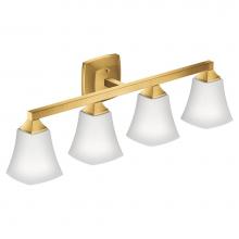 Moen YB5164BG - Brushed Gold Four Globe Bath Light