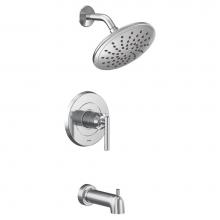 Moen UT3003EP - Gibson M-CORE 2-Series Eco Performance 1-Handle Tub and Shower Trim Kit in Chrome (Valve Sold Sepa