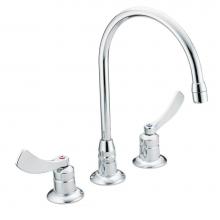 Moen 8225SM - Chrome two-handle kitchen faucet