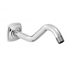 Moen 161951 - Curved Shower Arm with Wall Flange, Chrome