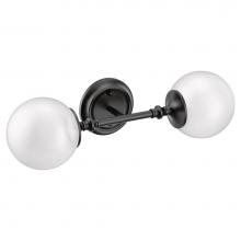 Moen YB0562BL - Matte Black Two Globe Bath Light