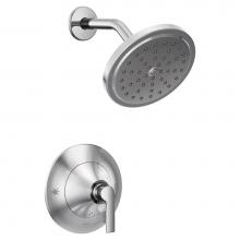 Moen TS2202EP - Doux 1-Handle Eco-Performance Posi-Temp Shower Faucet Trim Kit in Chrome (Valve Sold Separately)