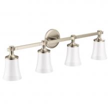Moen YB0364BN - Brushed Nickel Four Globe Bath Light