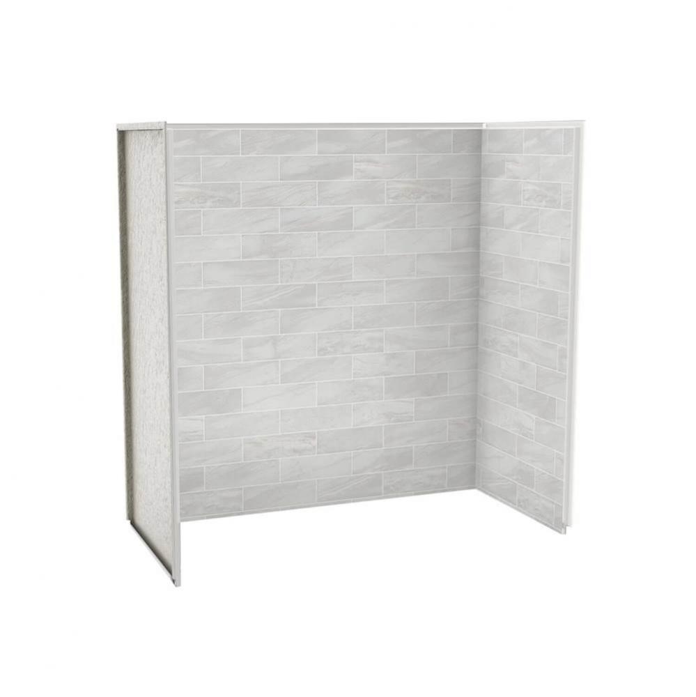 Utile 6030 Composite Direct-to-Stud Three-Piece Tub Wall Kit in Organik Permafrost