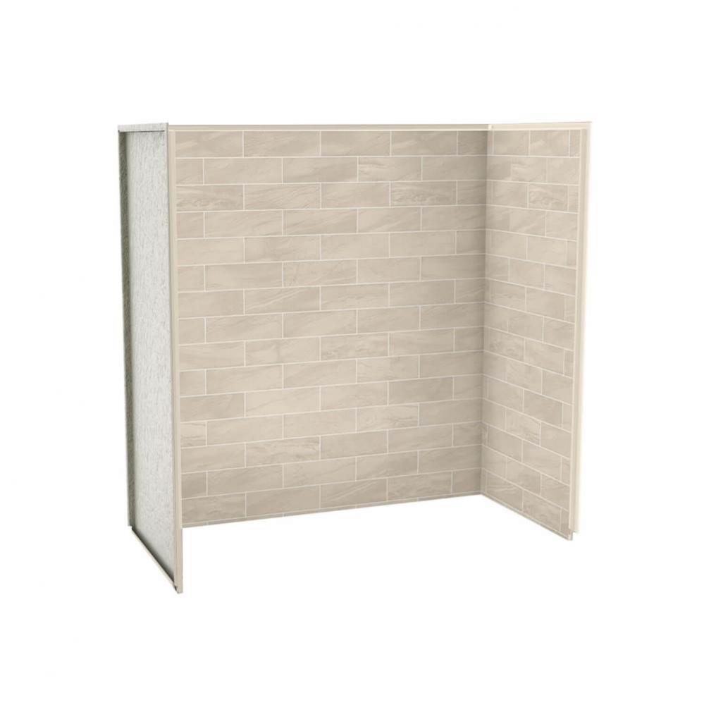Utile 6030 Composite Direct-to-Stud Three-Piece Tub Wall Kit in Organik Loam