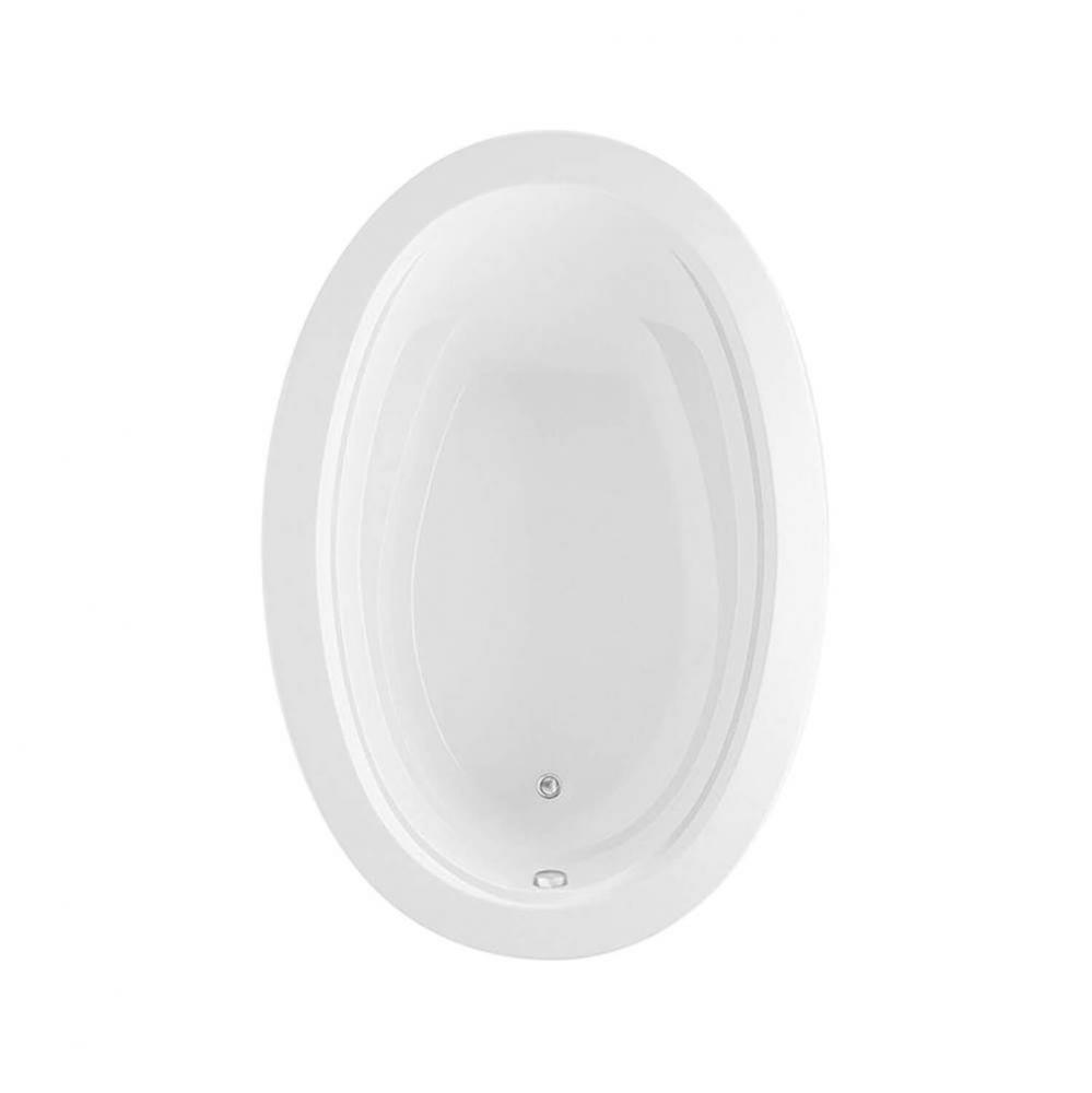 Arno 6040 Acrylic Drop-in End Drain Bathtub in White