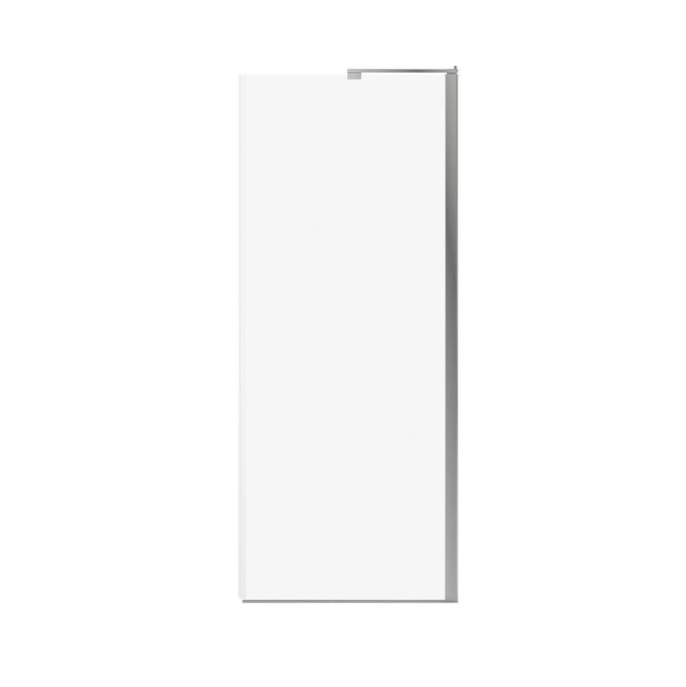 Capella 78 Return Panel for 36 in. Base with GlassShield® glass in Chrome