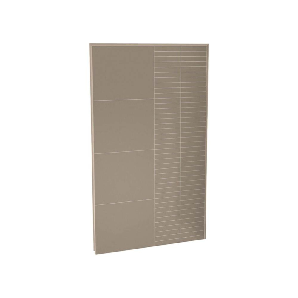 Utile 48 in. Composite Direct-to-Stud Back Wall in Erosion Taupe