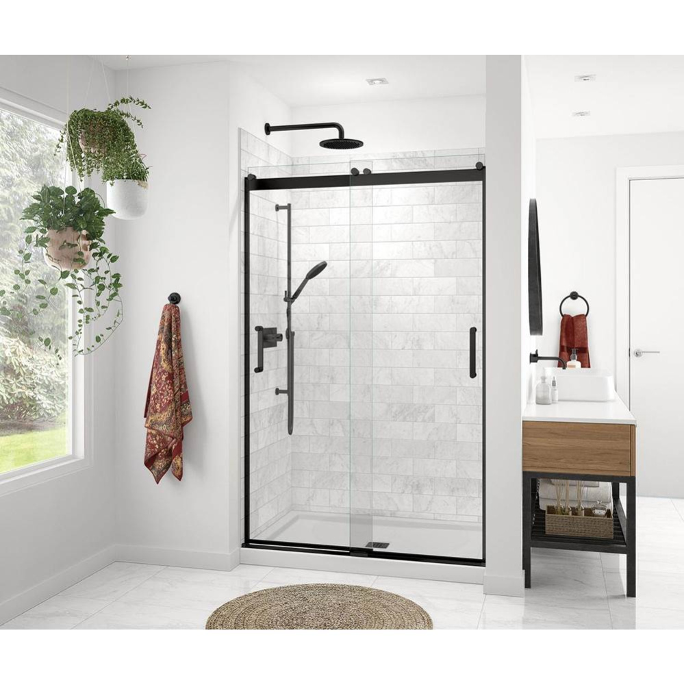 Revelation Round 44-47 x 70.5-73 in. 8mm Bypass Shower Door for Alcove Installation with Clear gla