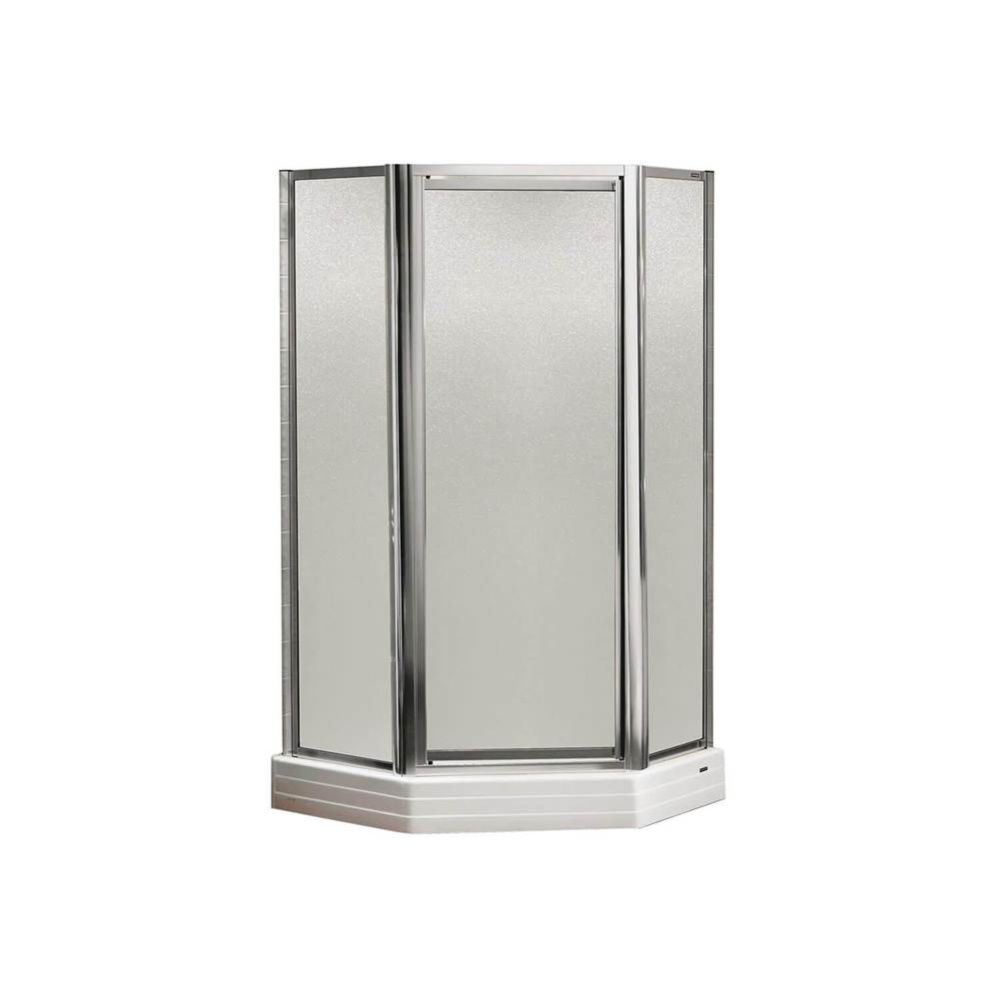 Silhouette Plus Neo-angle 38 x 38-40 x 40 x 70 in Pivot Shower Door for Corner Installation with H