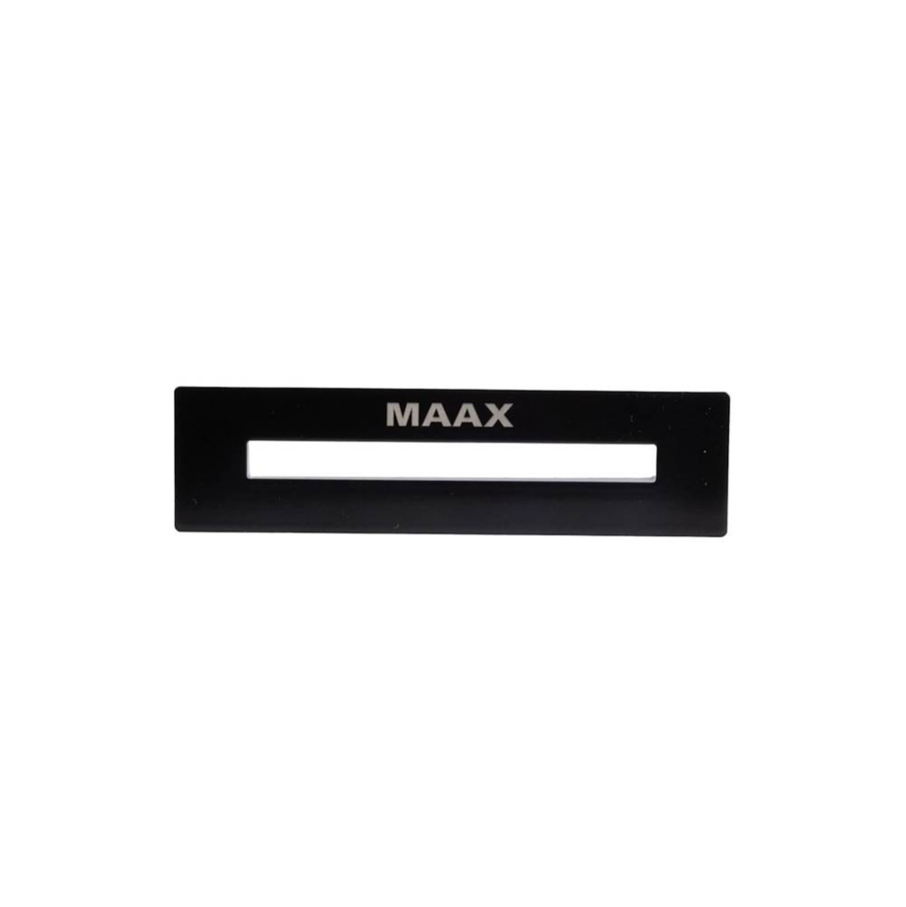 Linear Overflow Metal Trim in Matte Black