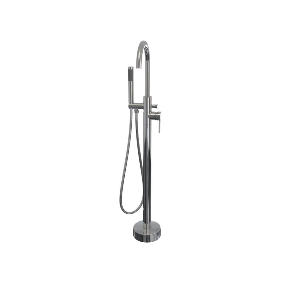 Linosa Freestanding Tub Faucet with Handshower in Chrome
