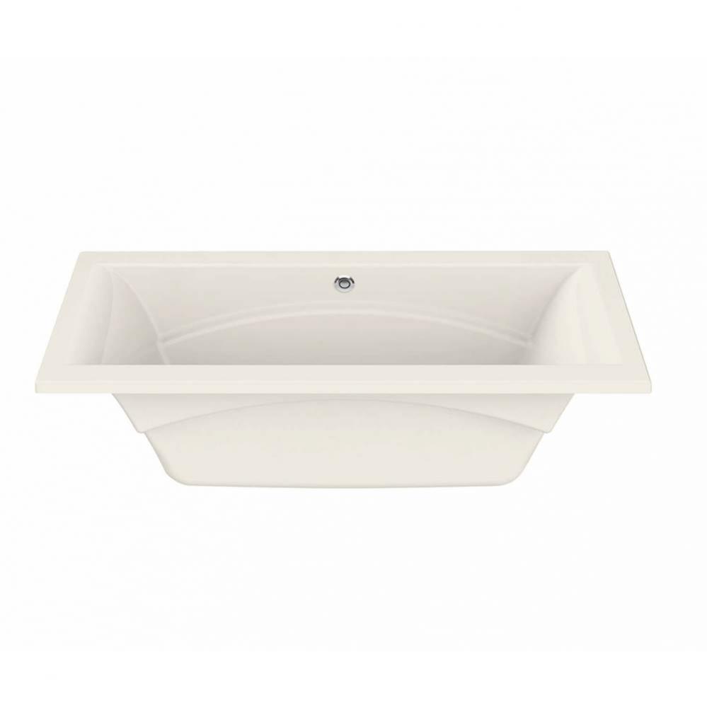 Optik 7242 Acrylic Undermount Center Drain Bathtub in Biscuit