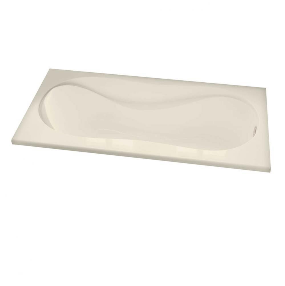 Cocoon 65.875 in. x 36 in. Drop-in Bathtub with Combined Hydrosens/Aerosens System End Drain in Bo
