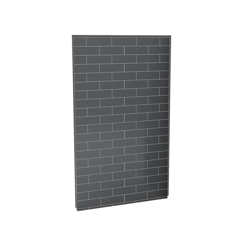 Utile 48 in. x 1.125 in. x 80 in. Direct to Stud Back Wall in Thunder Grey