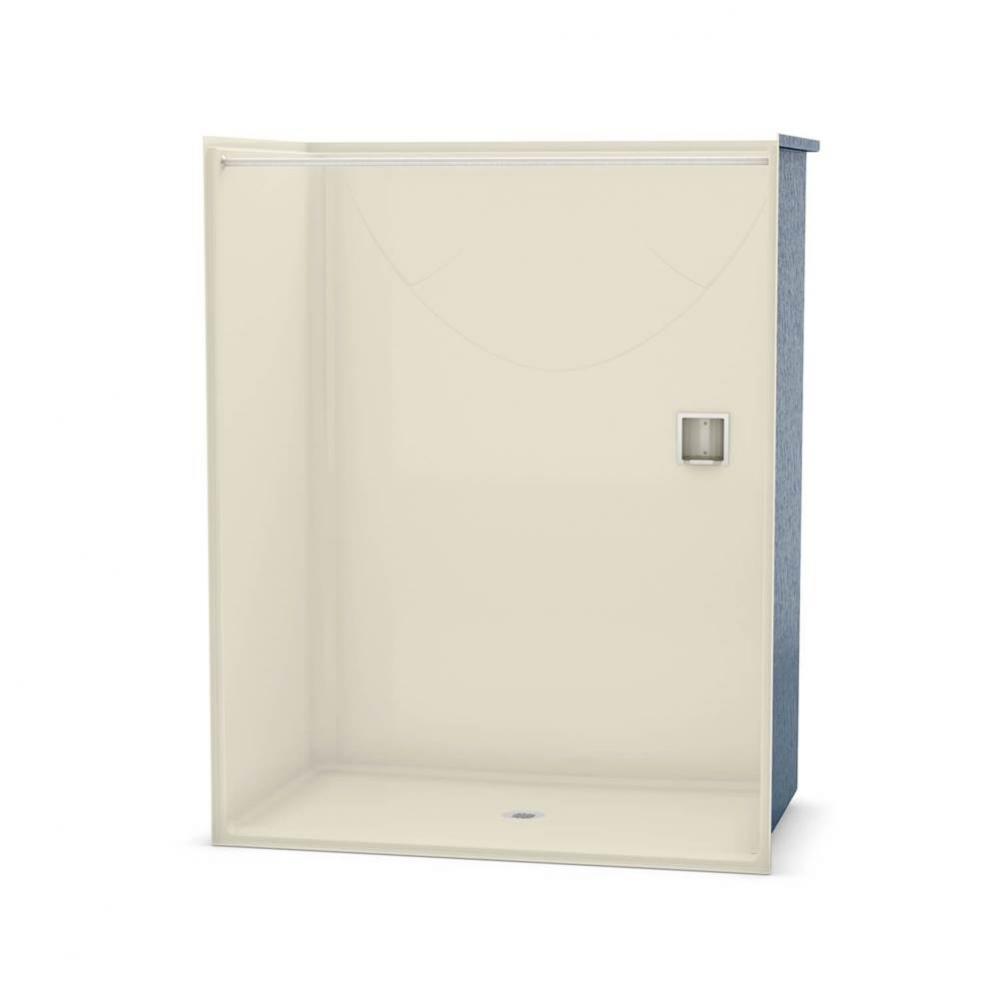 OPS-6036 - Base Model 60 in. x 36 in. x 76.625 in. 1-piece Shower with No Seat, Center Drain in Bo