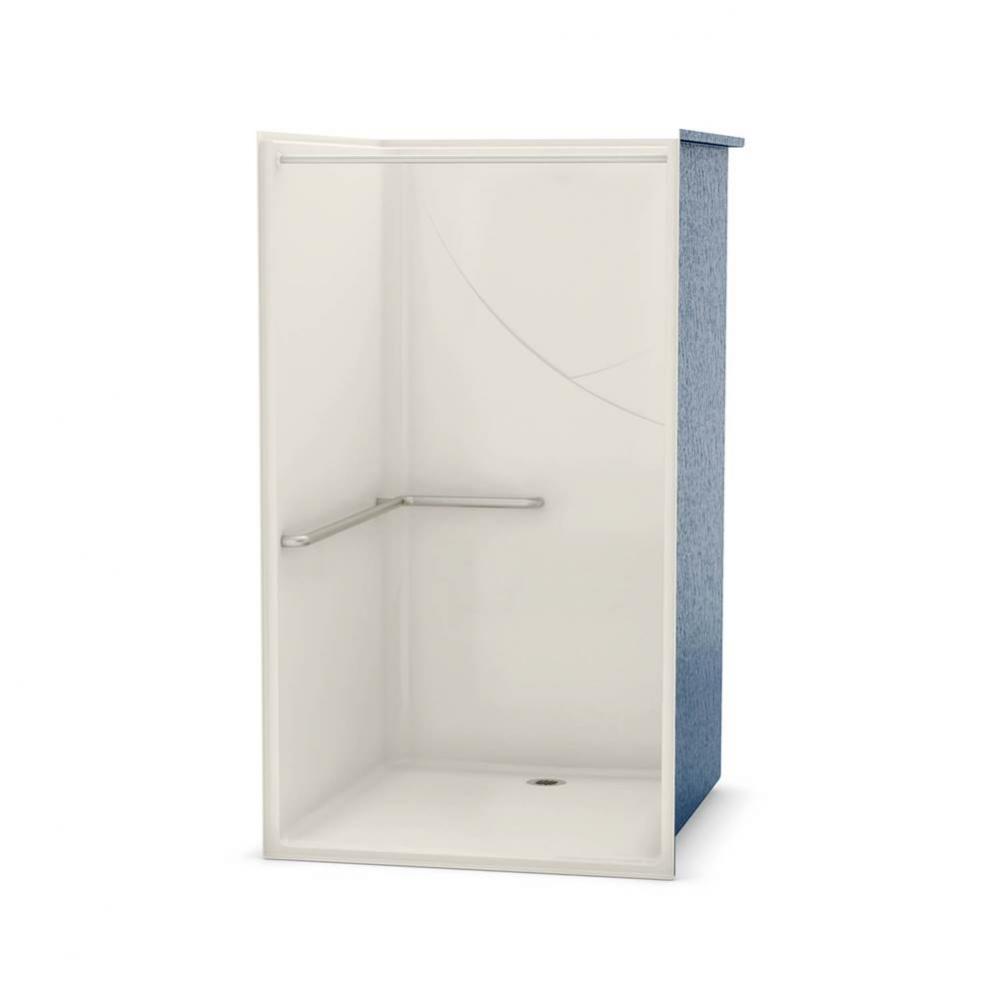 OPS-4248 - with California Title 24 Grab Bar 42 in. x 48 in. x 76.5 in. 1-piece Shower with Left-h