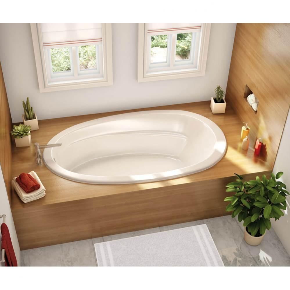 Talma 7242 Acrylic Drop-in End Drain Aeroeffect Bathtub in White