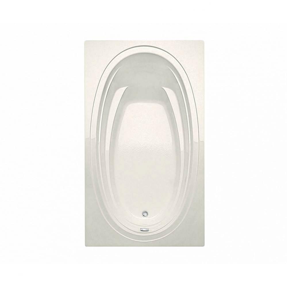 Panaro 7242 Acrylic Drop-in Right-Hand Drain Bathtub in Biscuit