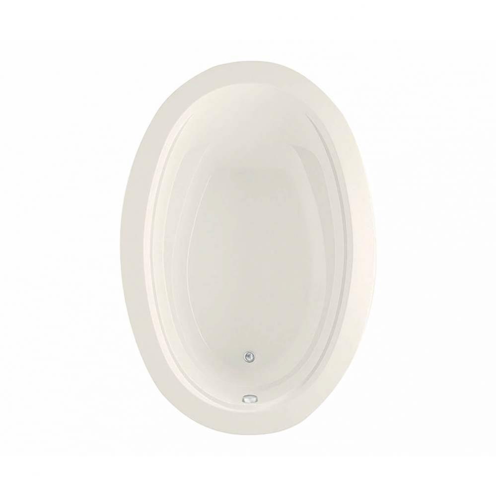 Arno 6040 Acrylic Drop-in End Drain Bathtub in Biscuit
