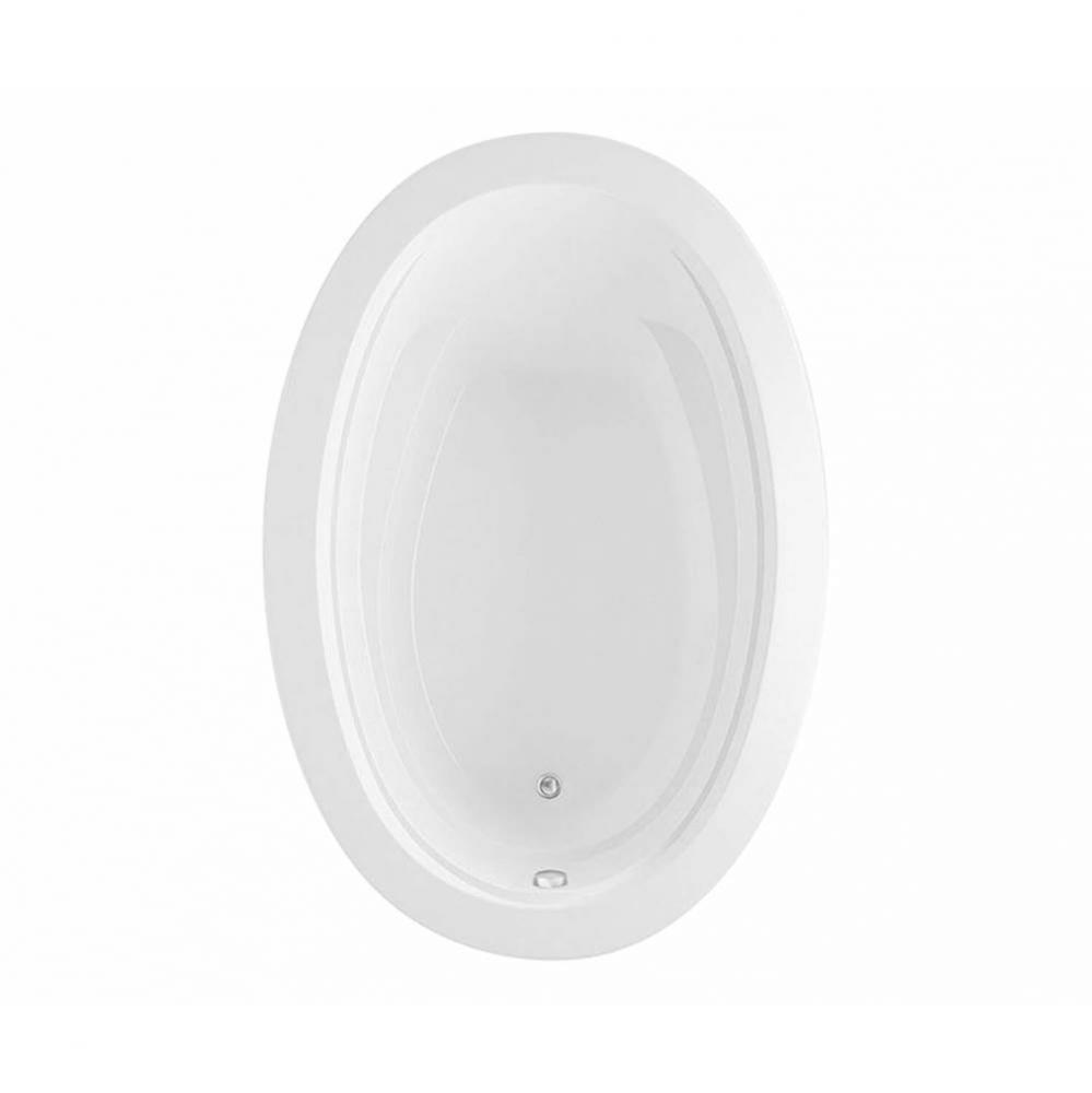 Arno 7242 Acrylic Drop-in End Drain Bathtub in White