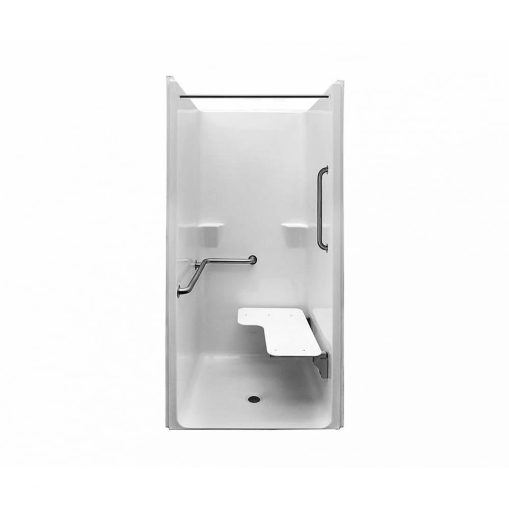 MX QSI-3682-BF 0.625 in. RRF 40 in. x 37.5 in. x 82 in. 1-piece Shower with Right valve wall / Lef
