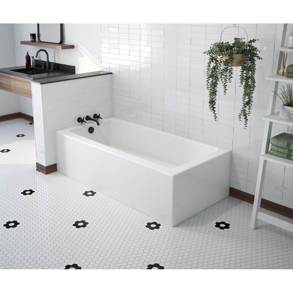 Mackenzie Corner Access 6030 AFR AcrylX Corner Left-Hand Drain Bathtub in White