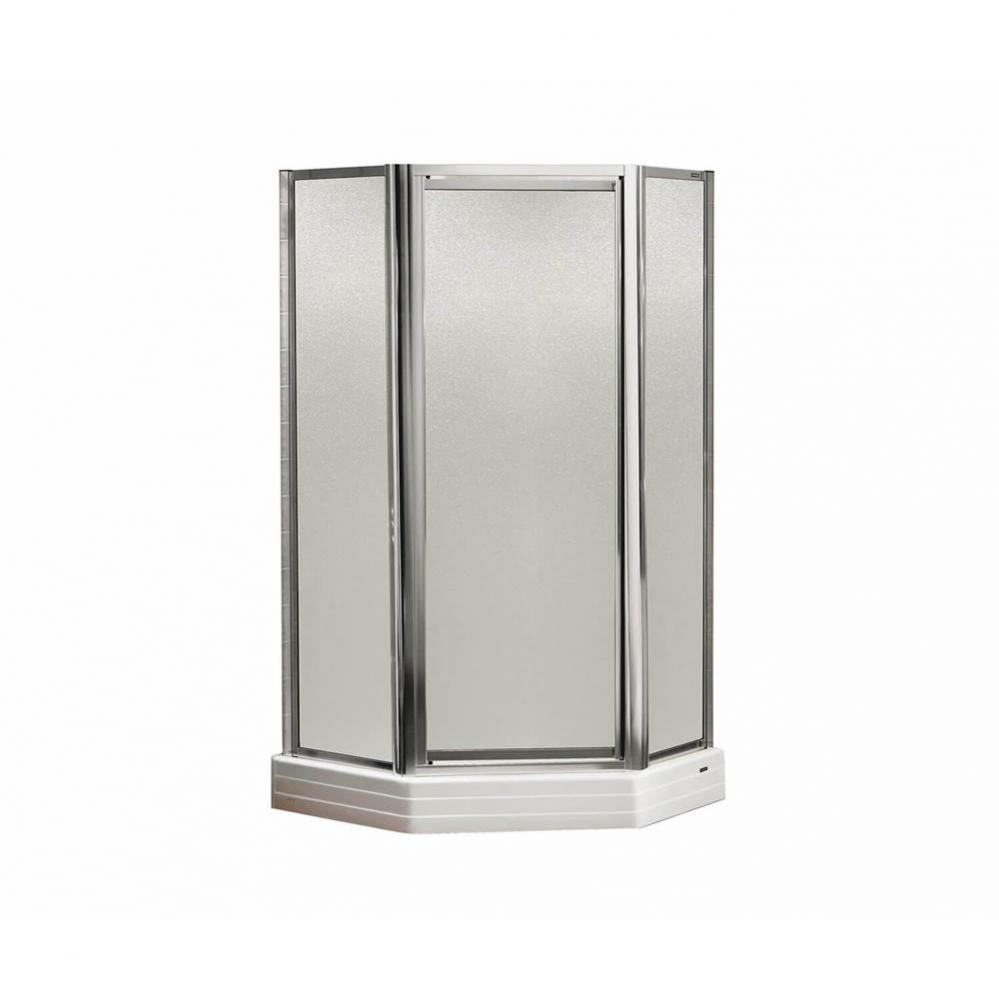 Silhouette Plus Neo-angle 38 x 38-40 x 40 x 70 in Pivot Shower Door for Corner Installation with H
